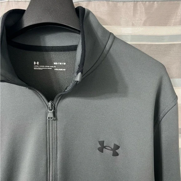 Under Armour Gray Zip Pullover - Picture 3 of 9